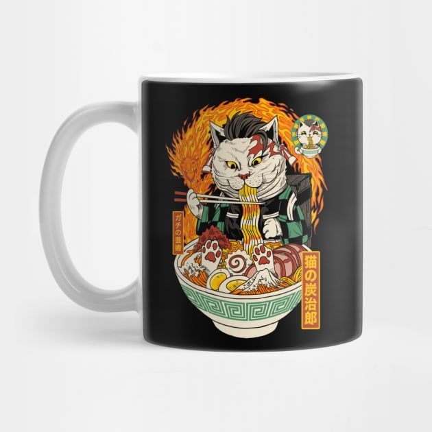 RAMEN CAT TANJIRO by art of gaci